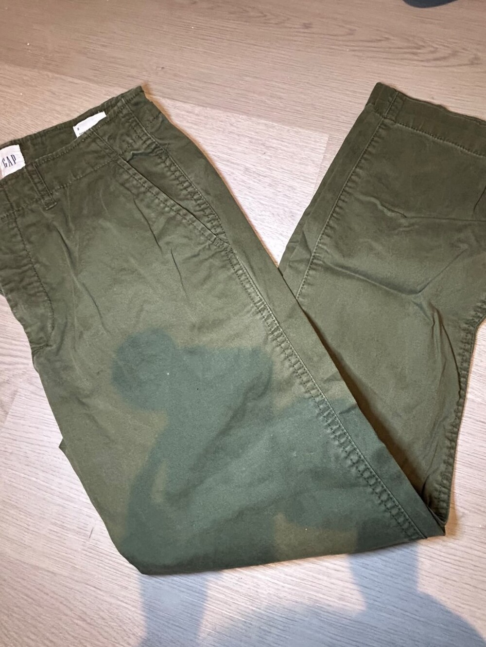 Women's Chino Pants - Olive Green
